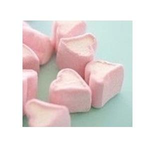 Marshmallow Heart Strawberry (26-28 mm.) 250 g.